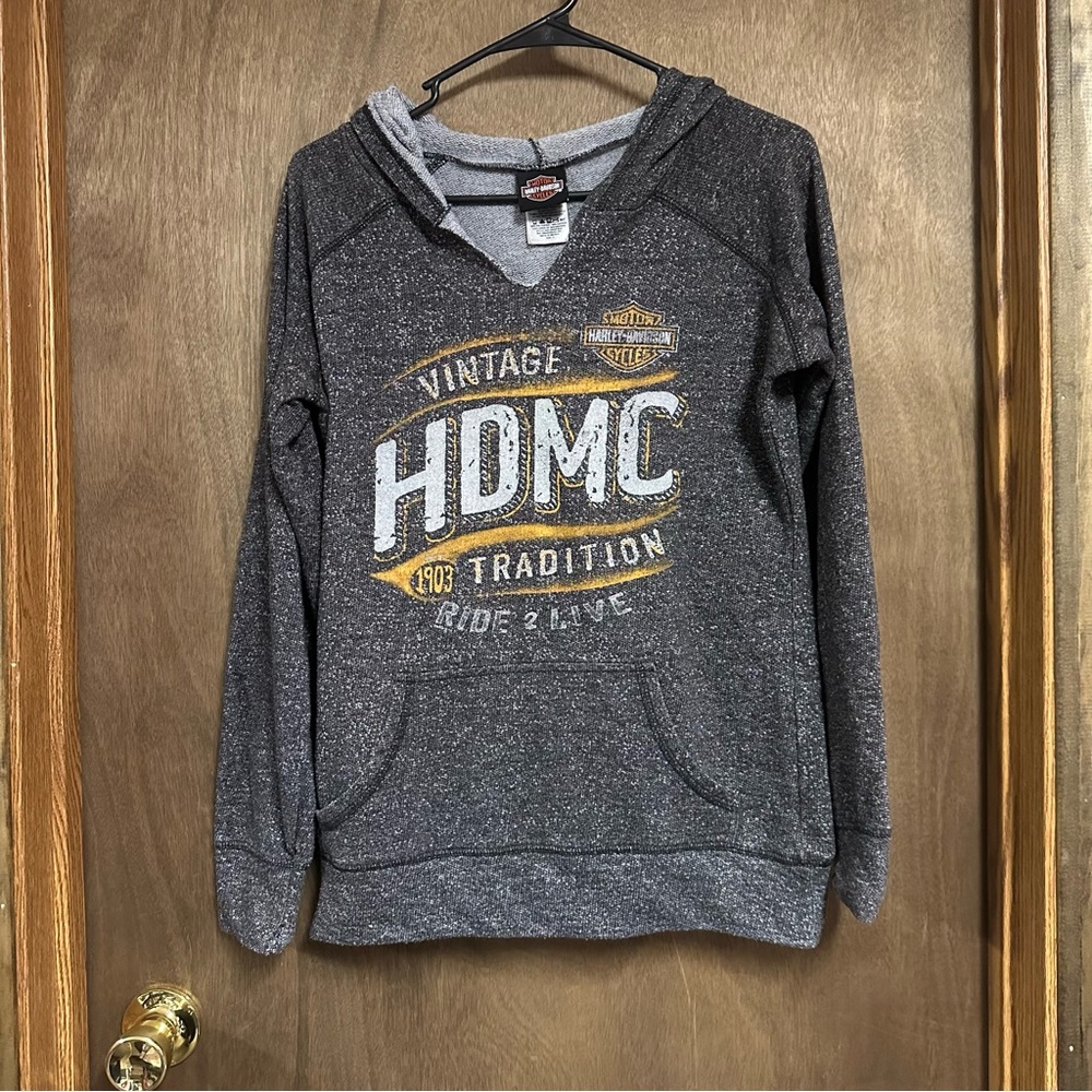 Harley Davidson Pullover Hoodie Sweatshirt Small